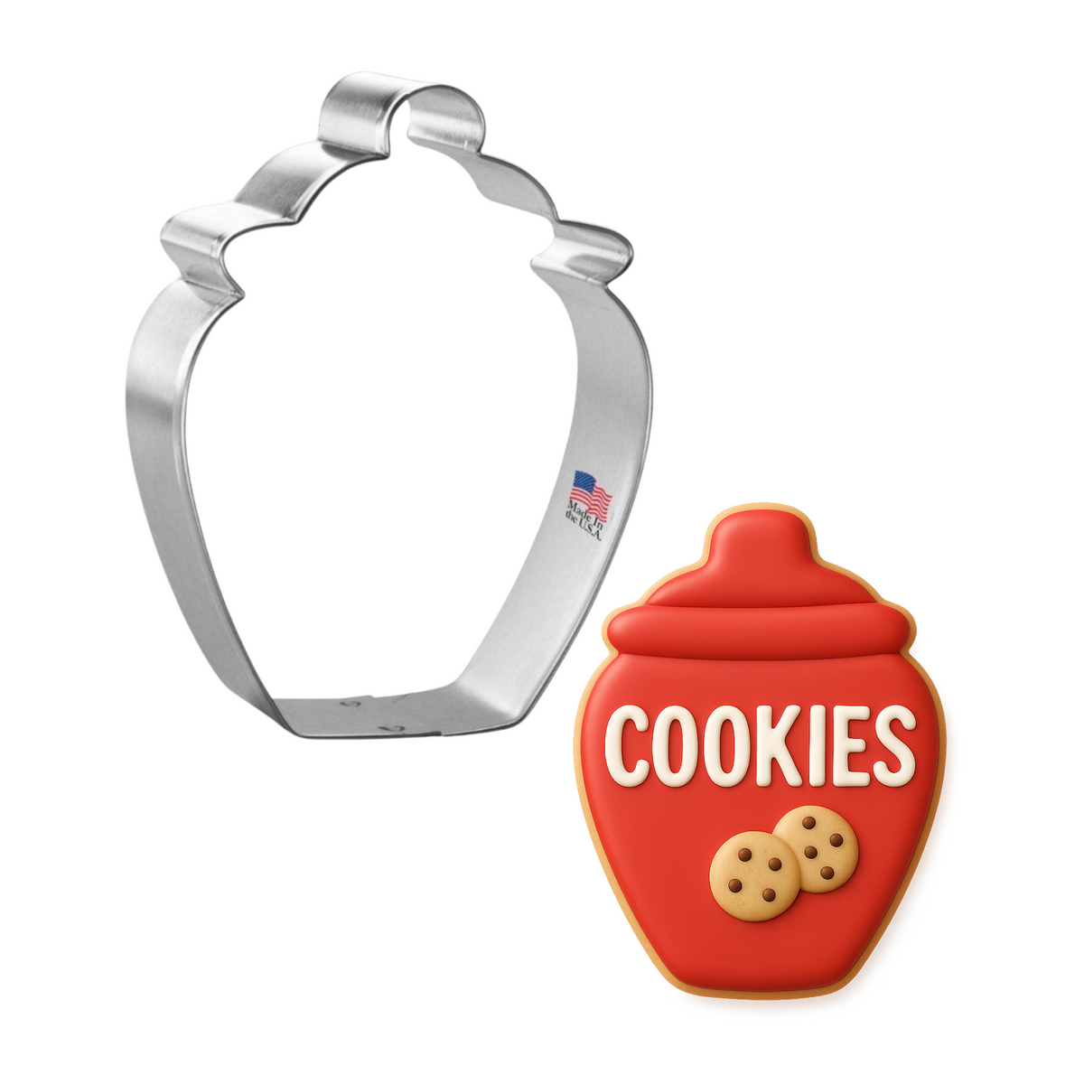 Cookie Jar Cookie Cutter 3.5 in B1156