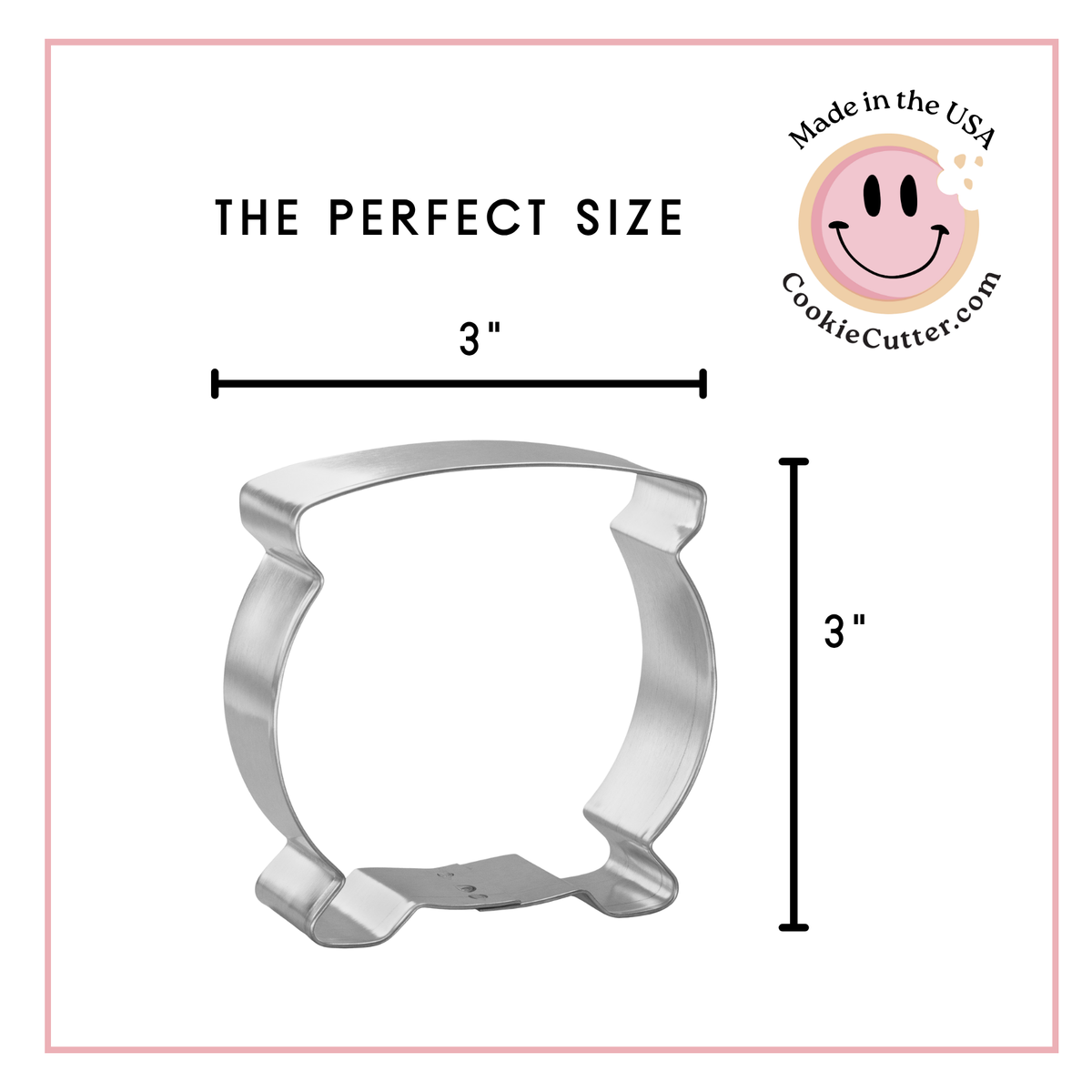 Cauldron Cookie Cutter 3 in B1169