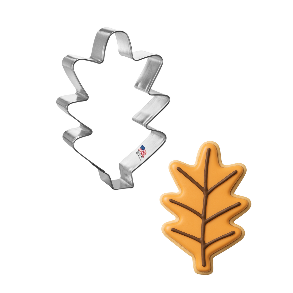 Oak Leaf Cookie Cutter 3.75 in B1170