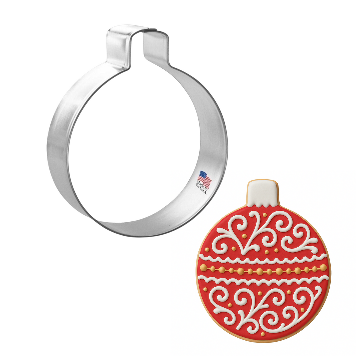 Ornament Bobber Cookie Cutter 3 in B1182