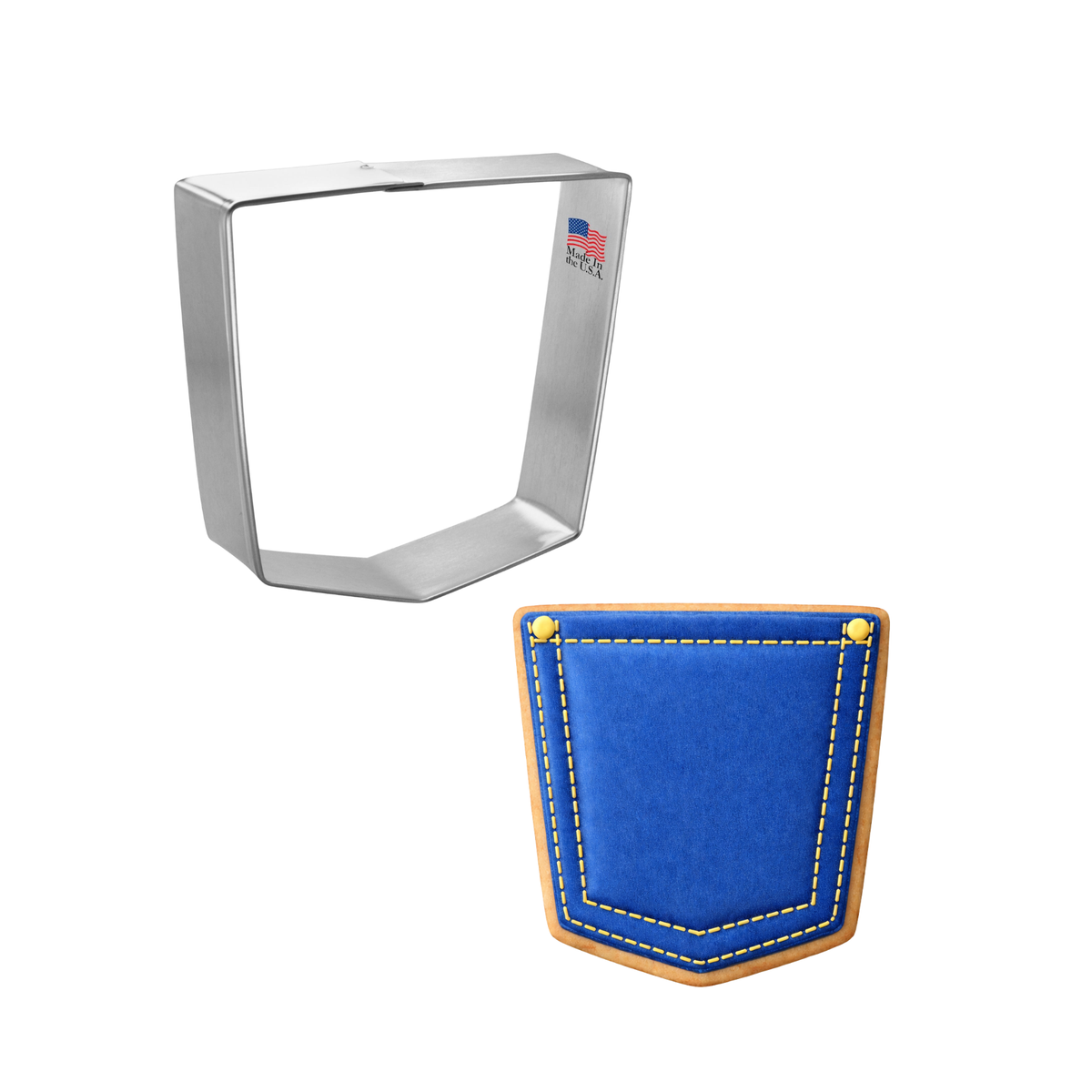 Back Pocket Cookie Cutter 3.75 in B1184