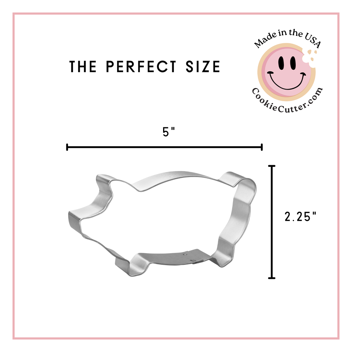 Marranitos Pig Cookie Cutter 5 in B1202