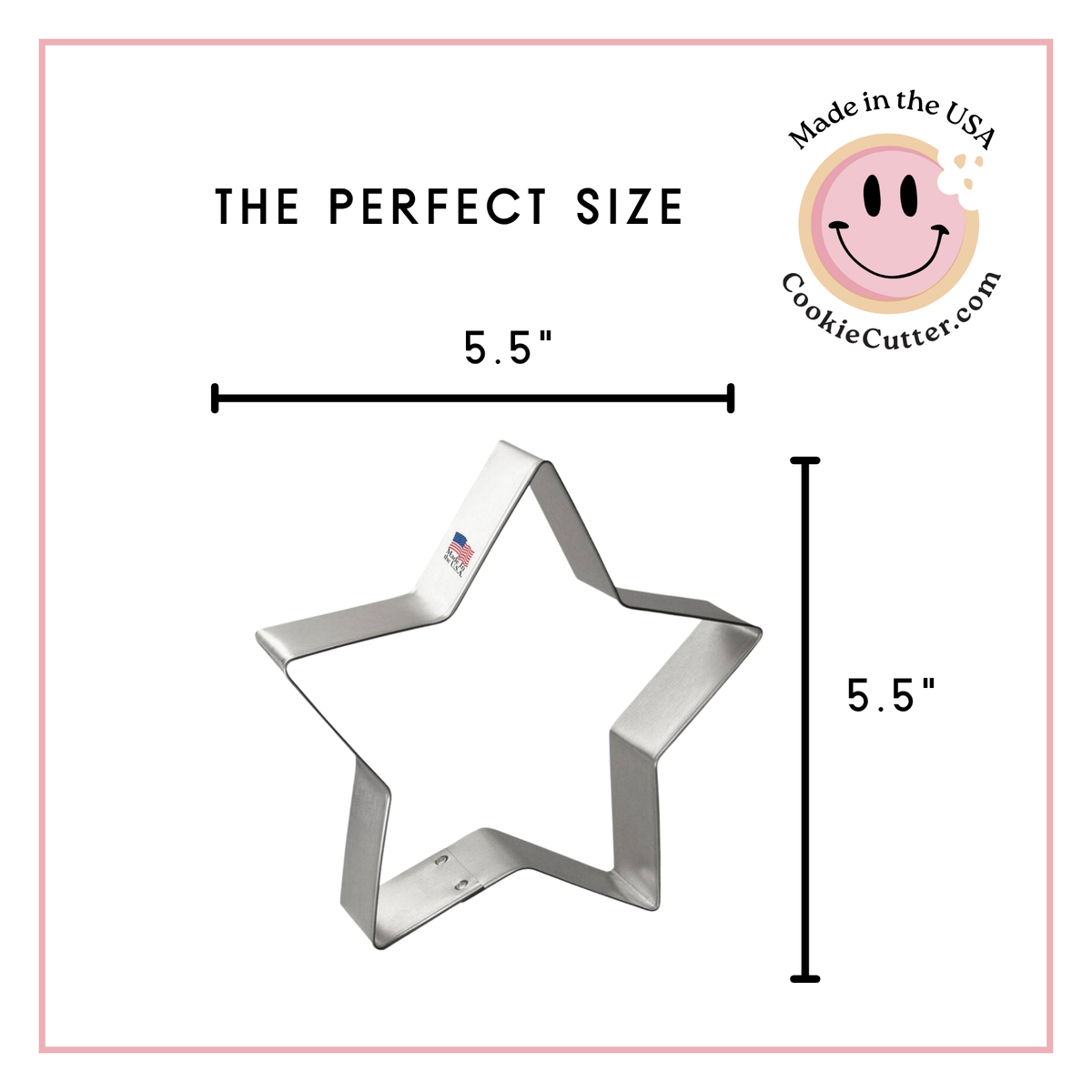 Star Cookie Cutter 5.5 in B1216