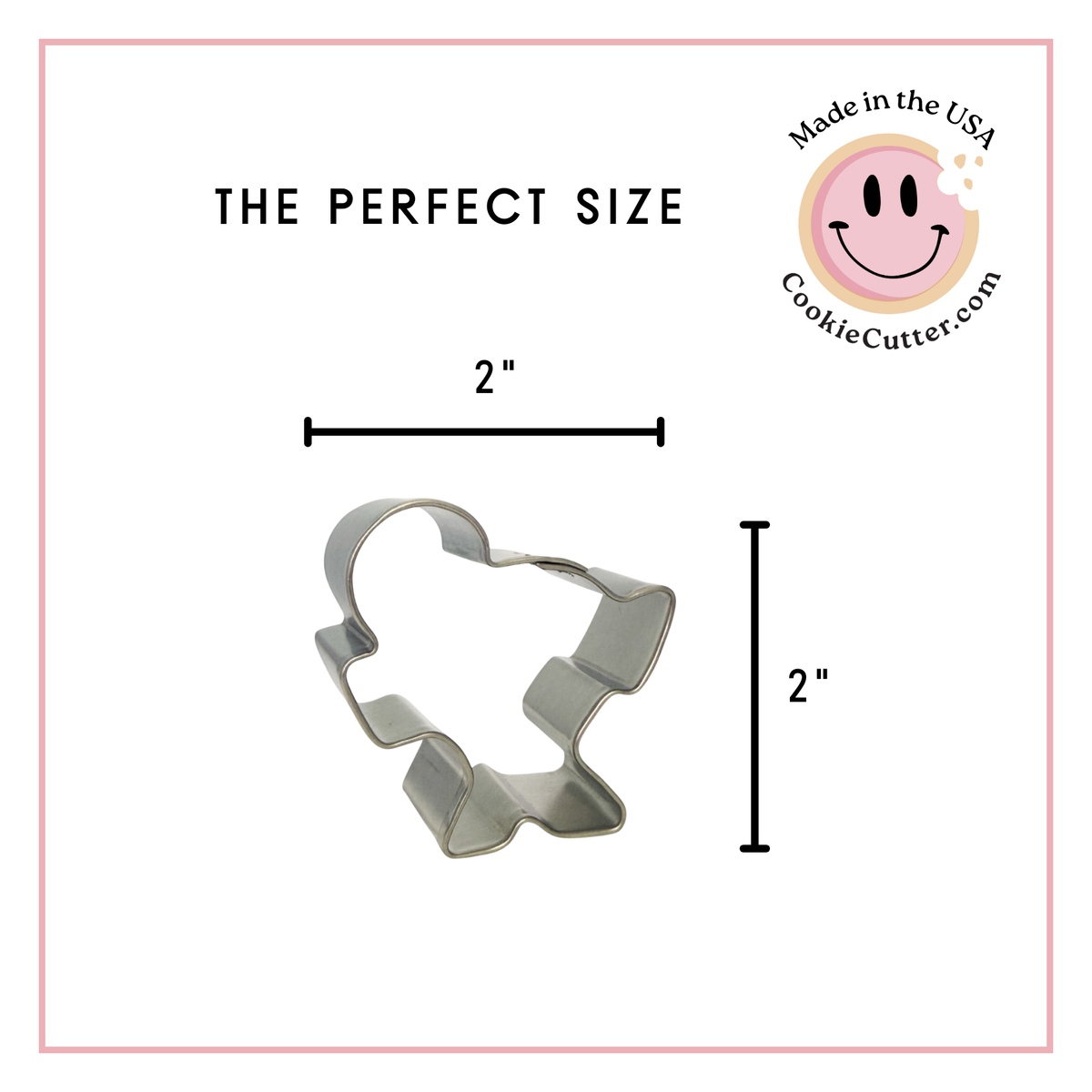 Baby in Manger Cookie Cutter 2 in B1230