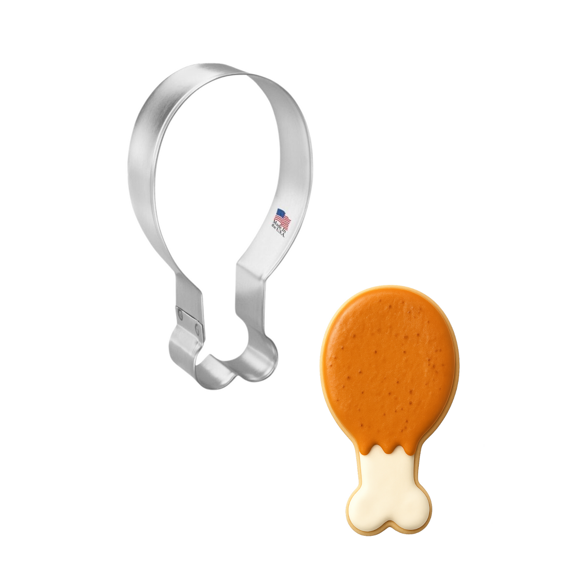 Turkey Leg Cookie Cutter 3.75 in B1264
