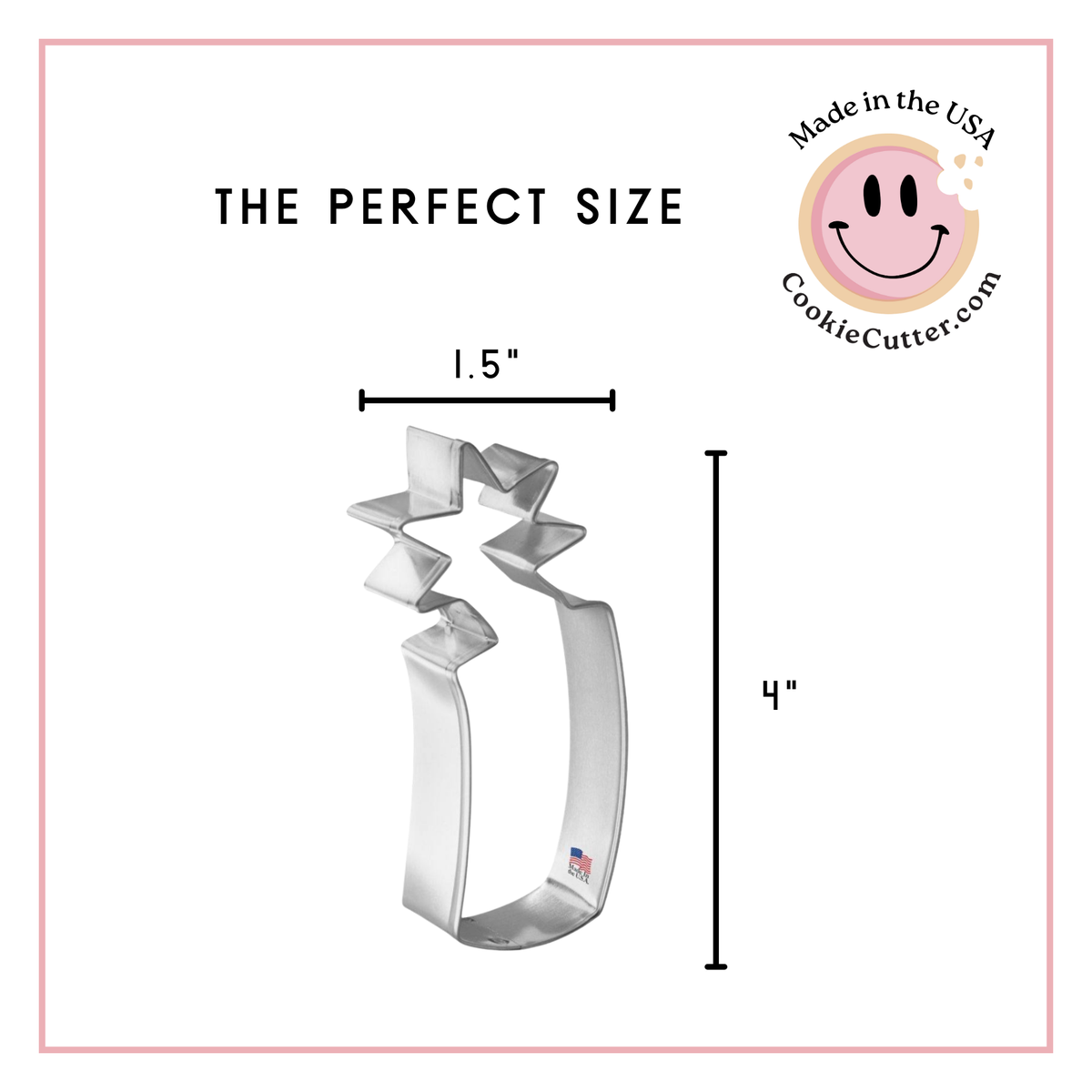 Firecracker Cookie Cutter 4" B1271