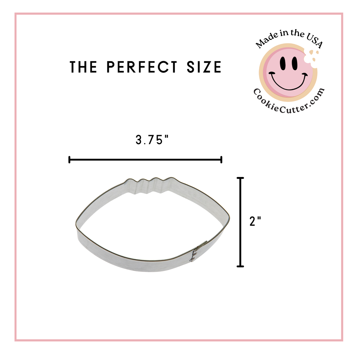 Football Cookie Cutter 3.75 in B1287