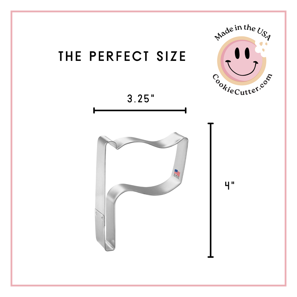 Flag Cookie Cutter 4 In. B1297