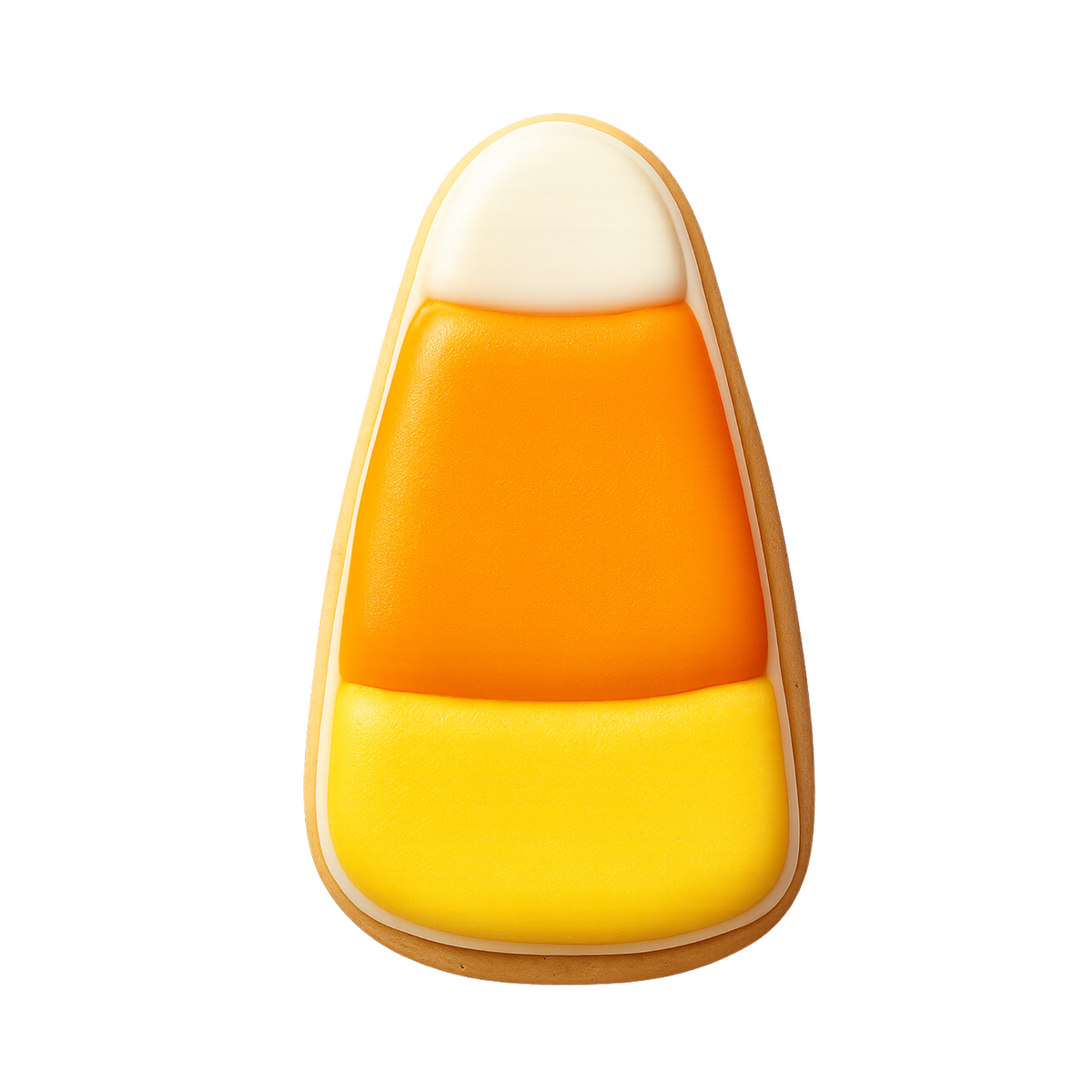 Candy Corn Cookie Cutter 4 in B1362