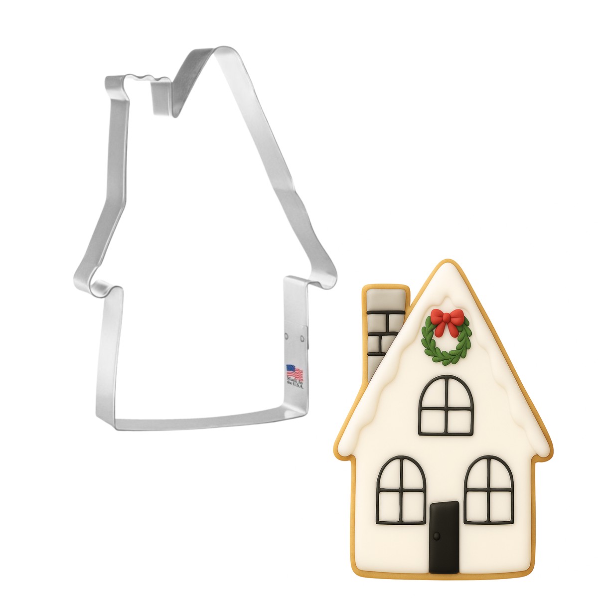 Gingerbread House Cookie Cutter 6.75 in B1425