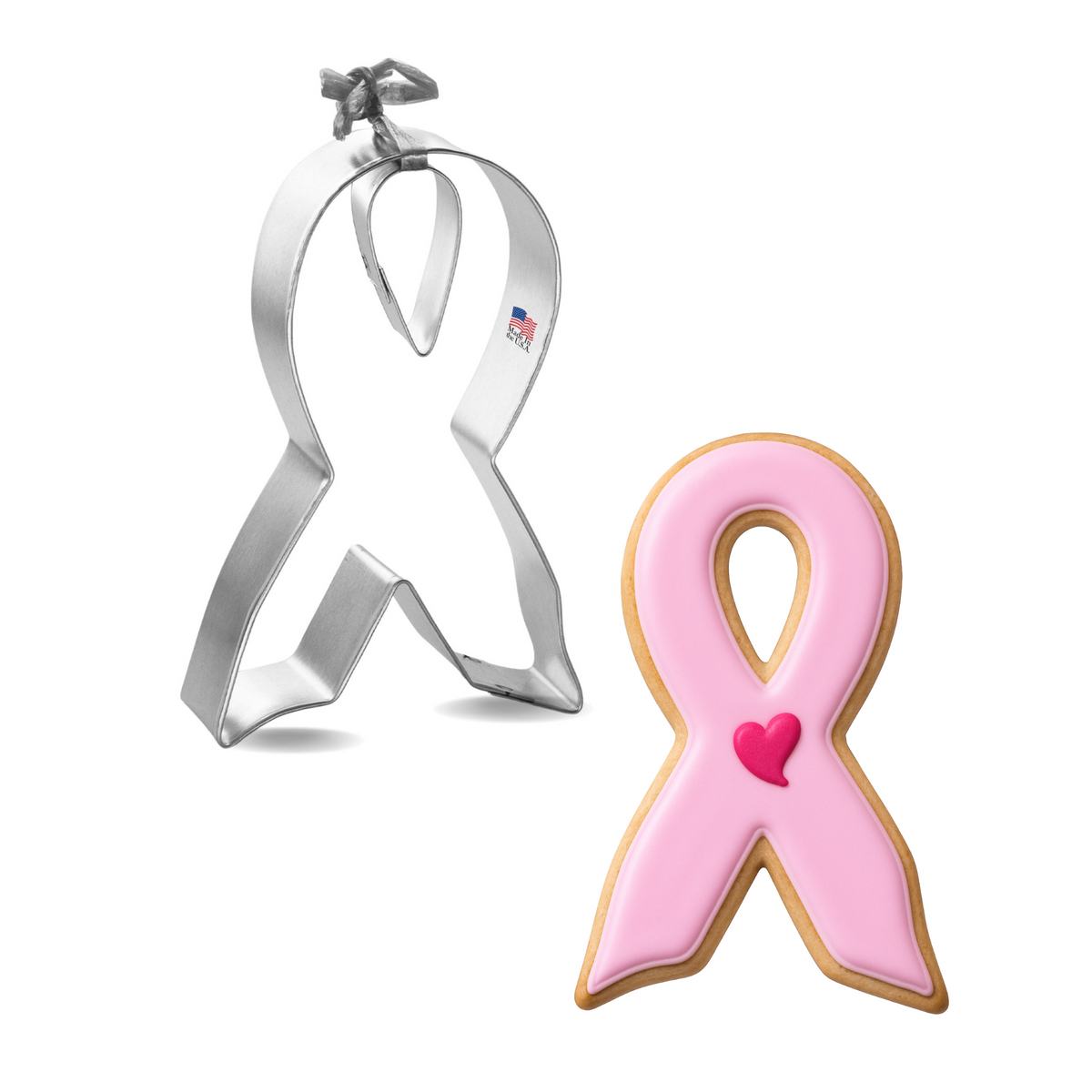 Awareness Ribbon Cookie Cutter 4 in B1441