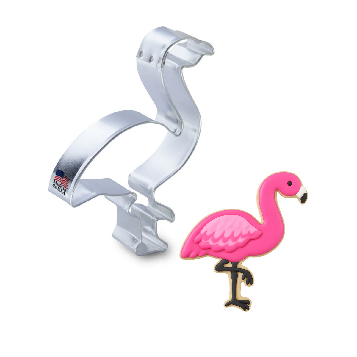 Flamingo Cookie Cutter 3.75 in B1444