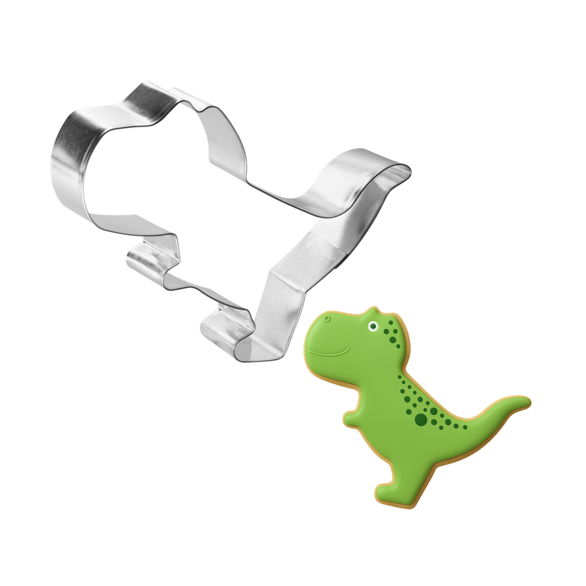 T-Rex Dinosaur Cookie Cutter By Lily Bear Lane 4.75 in B1505