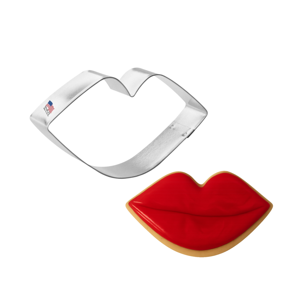 Lipstick Kiss Cookie Cutter By Lily Bear Lane 4 in B1508