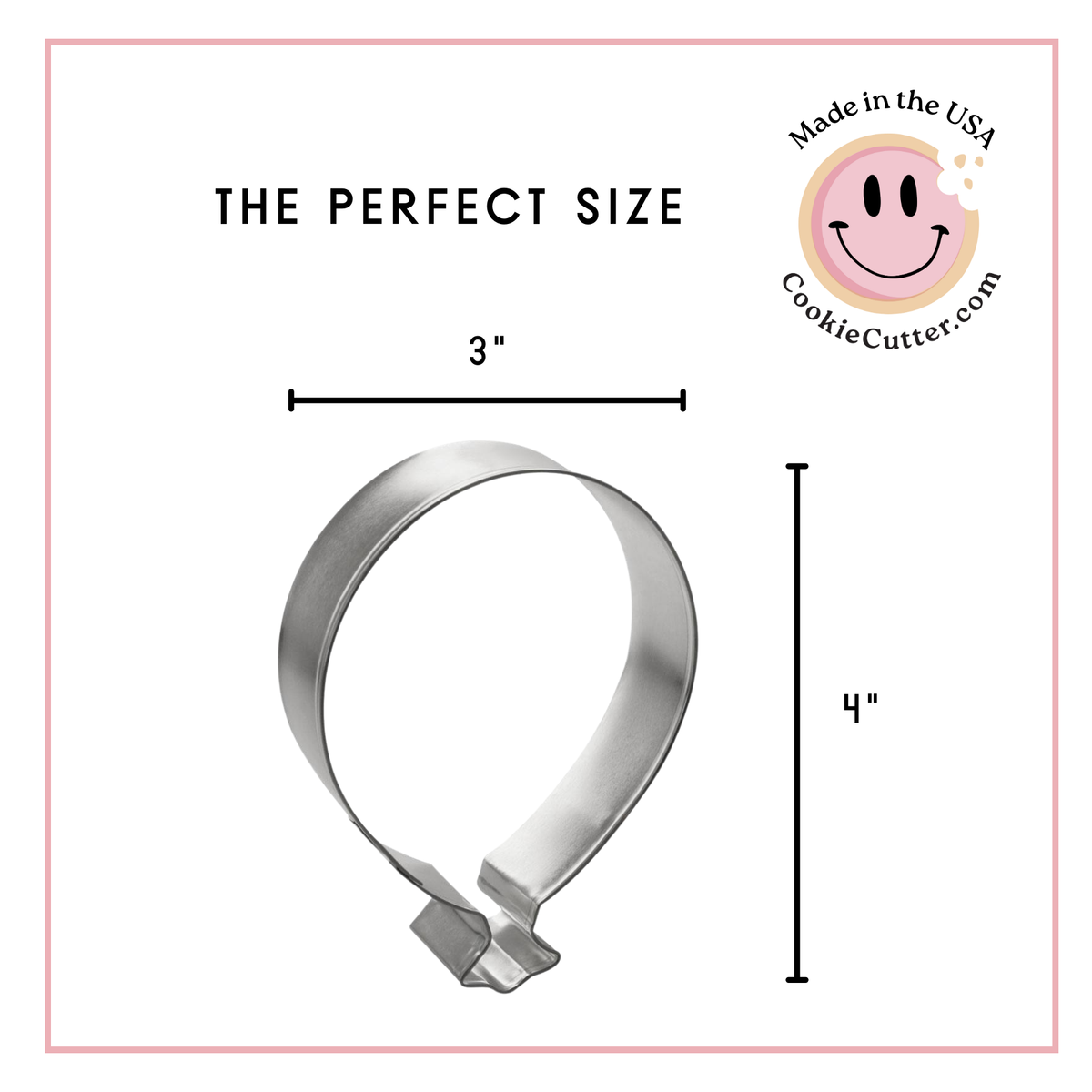Balloon Cookie Cutter 4 in B1551