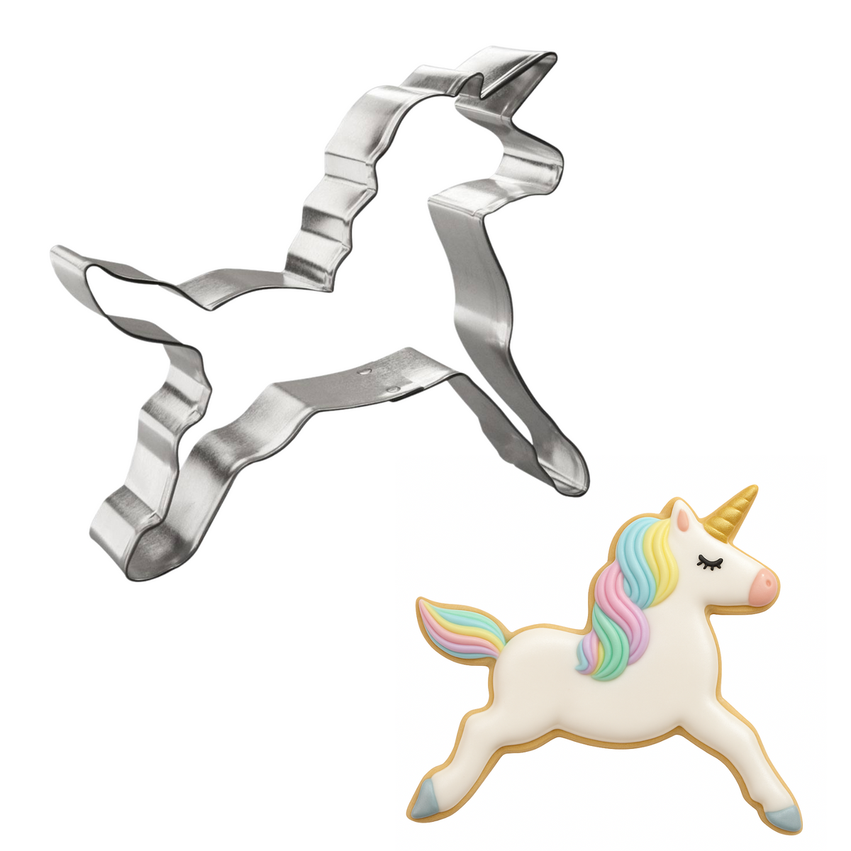 Unicorn Birthday Baby Shower Cookie Cutter 4 Pc Set HS0457