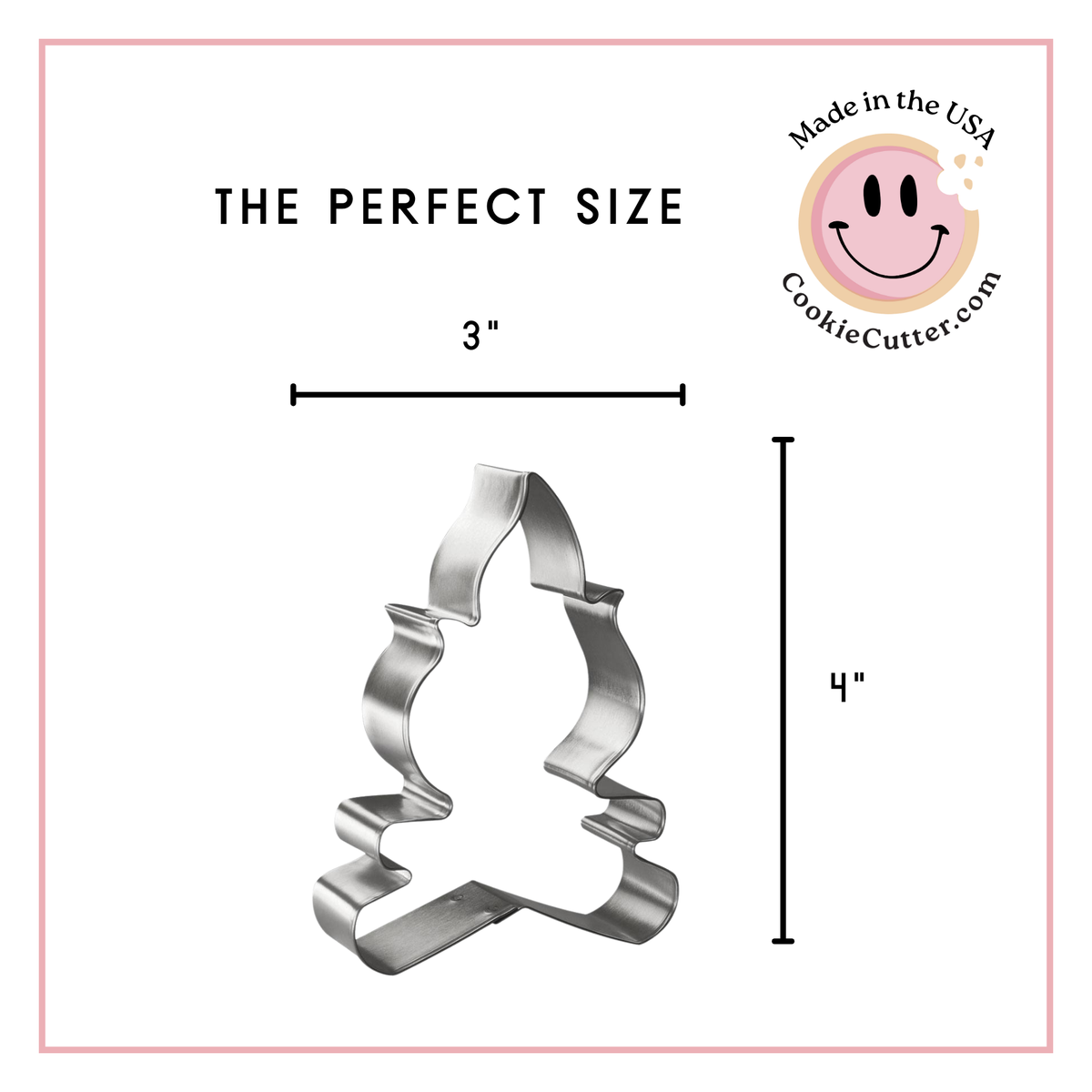 Campfire Cookie Cutter 4 in B1568
