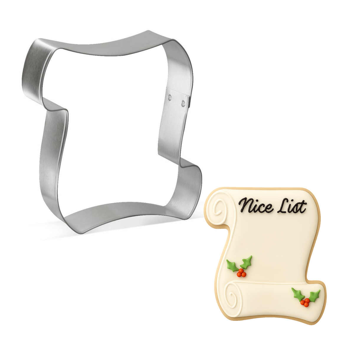 Scroll - Letter Cookie Cutter 4 in B1570
