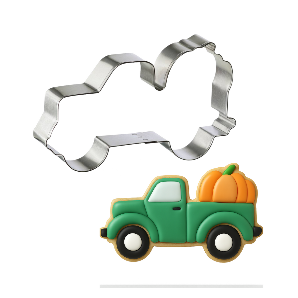 Truck With Pumpkin Cookie Cutter 5 in B1584