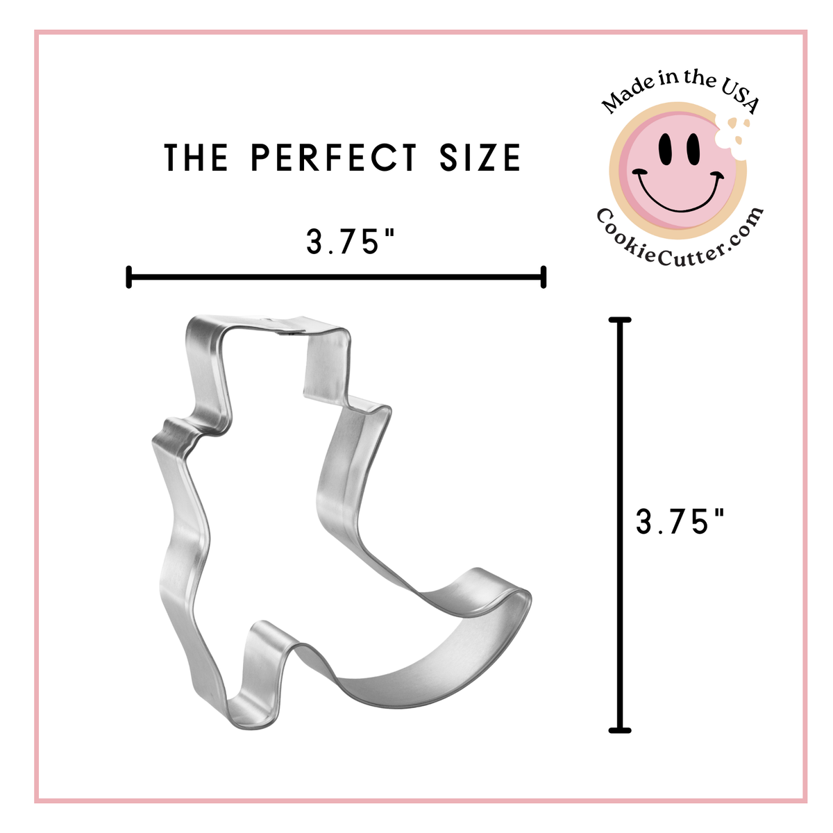Witch Shoe Cookie Cutter 3.75 in B1635