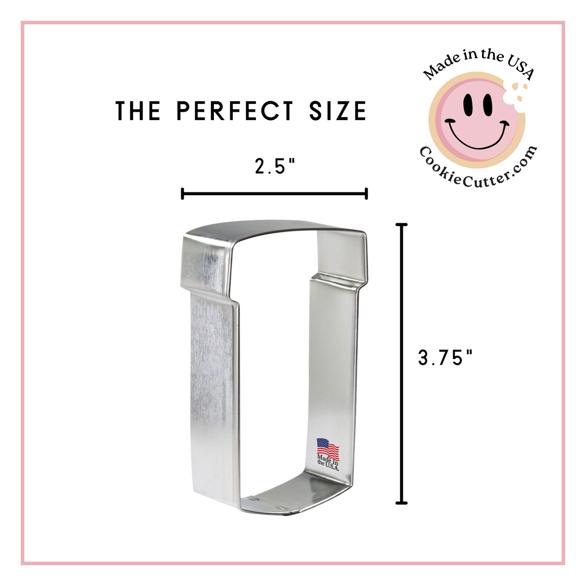 Pill Rx Bottle Cookie Cutter 3.75 in B1689