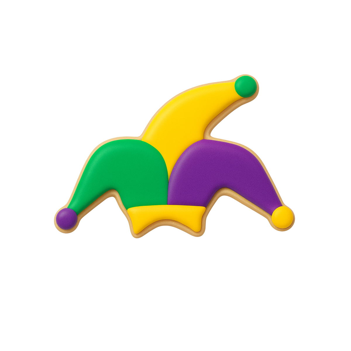 Jester Hat Cookie Cutter 3.75 in B1693