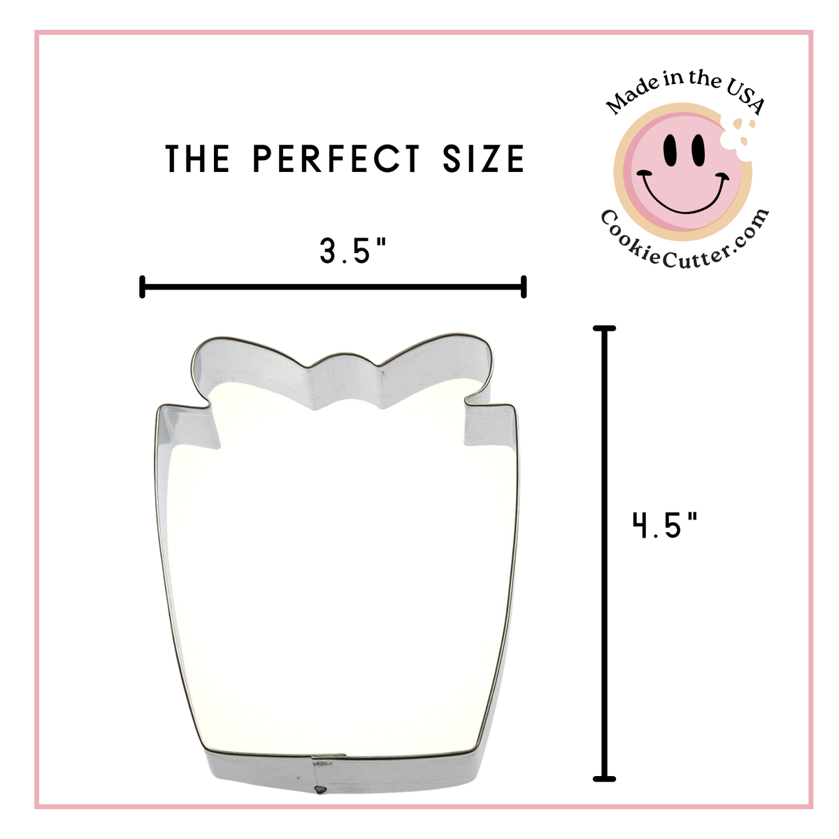 Gift Box Cookie Cutter 4.5 in B1710