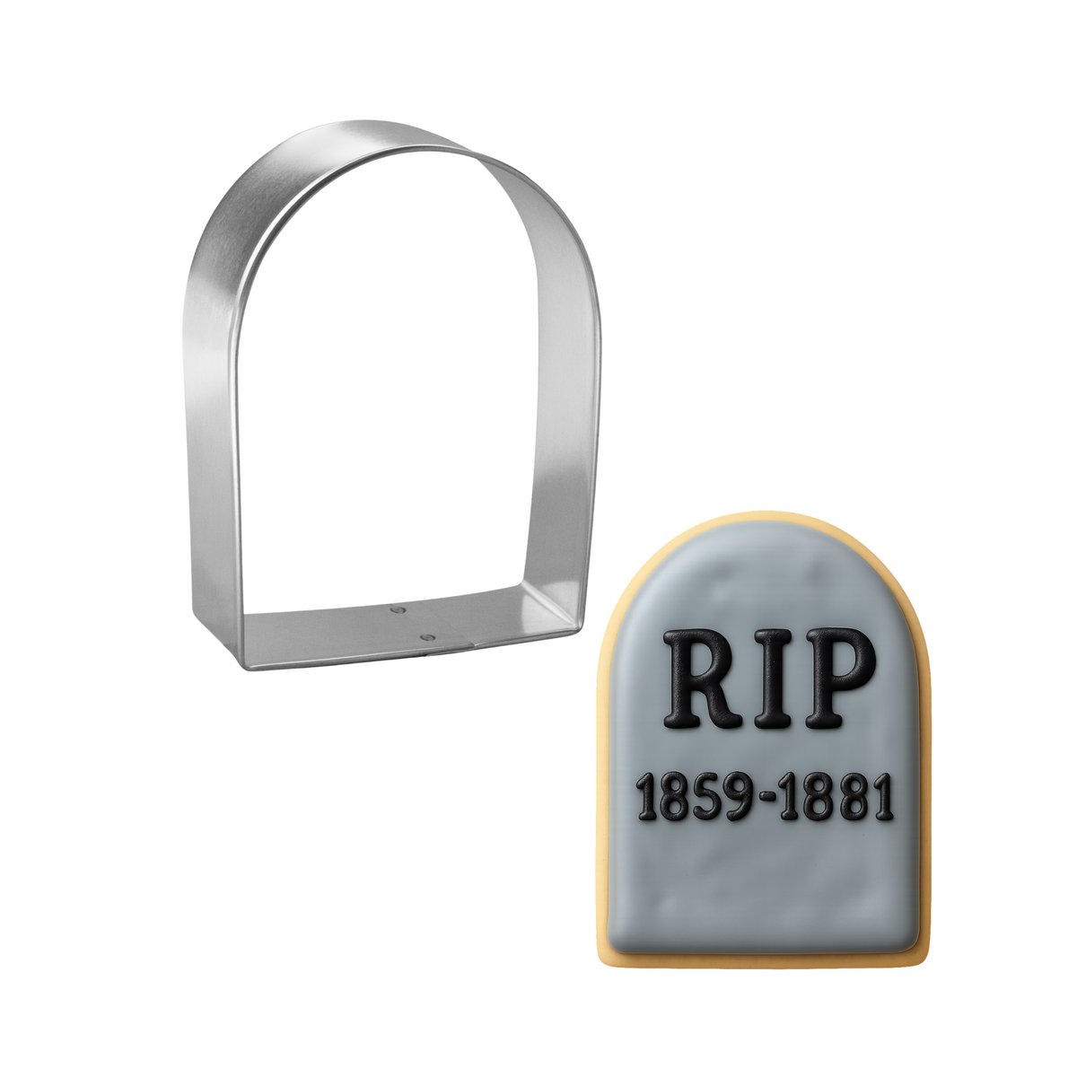 Tombstone Cookie Cutter 3.5 in B1733