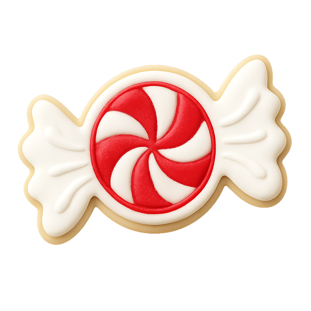 Candy Wrapper Party Cracker Cookie Cutter 3.25 in B1742