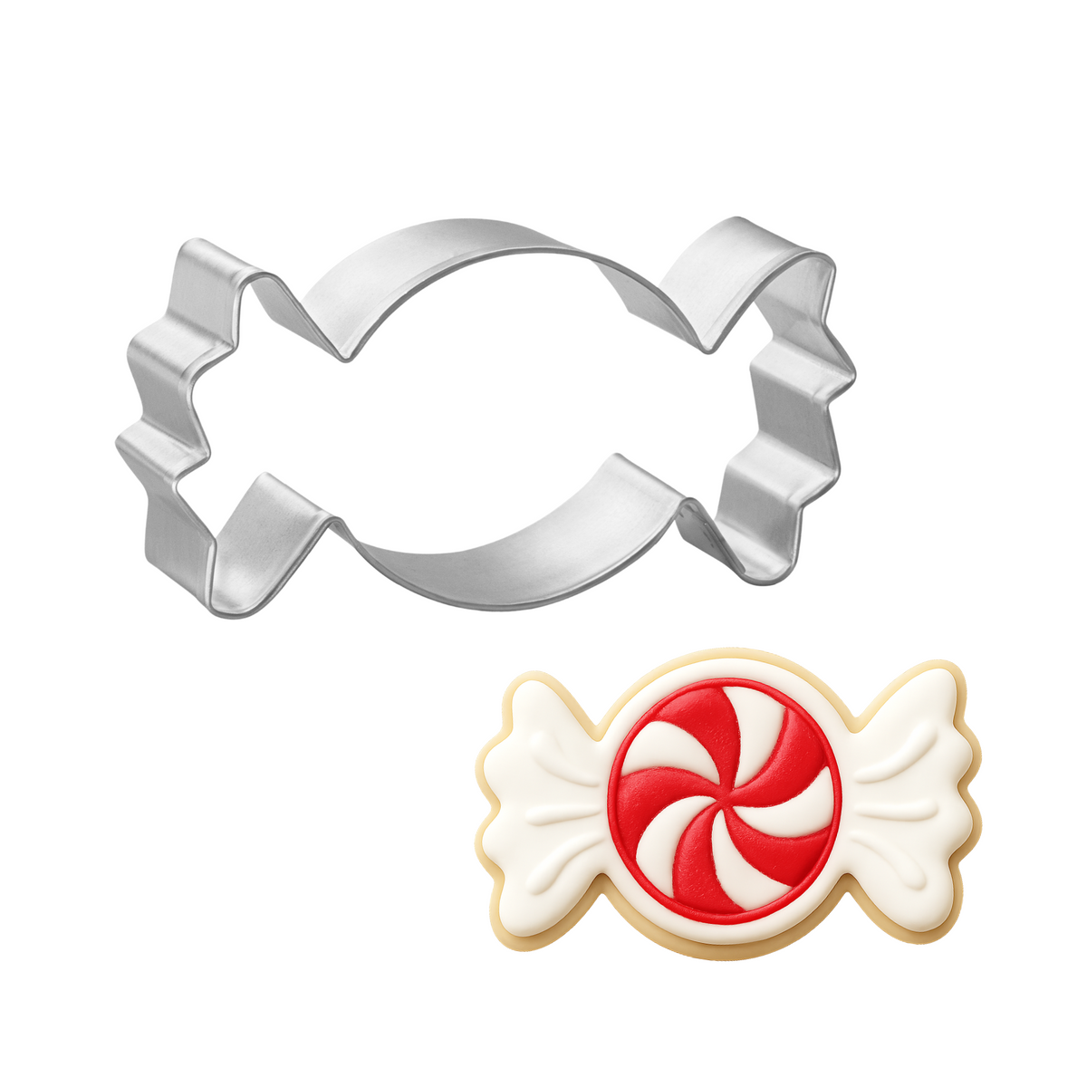 Candy Wrapper Party Cracker Cookie Cutter 3.25 in B1742