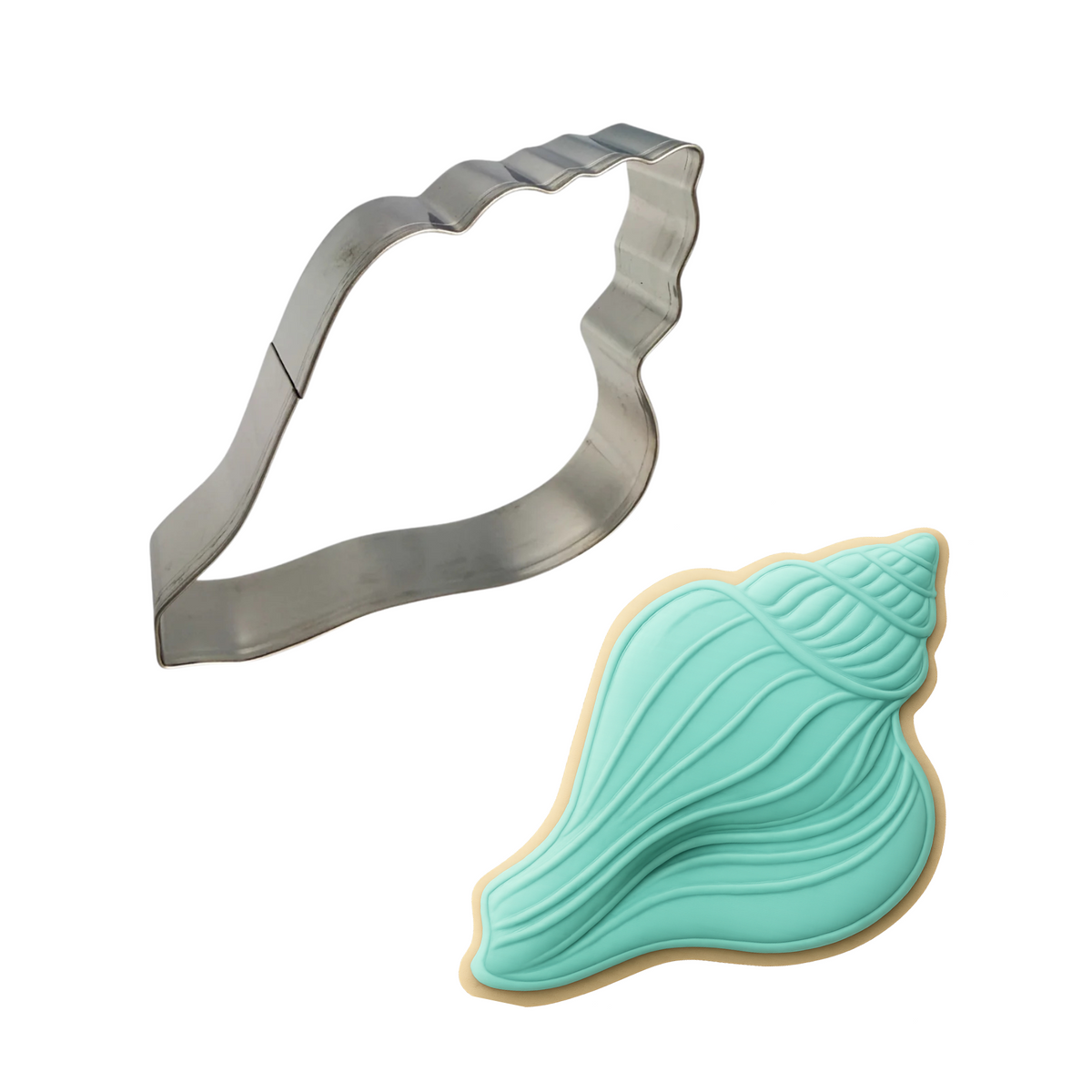 Conch Shell 4" Metal Cookie Cutter B1759