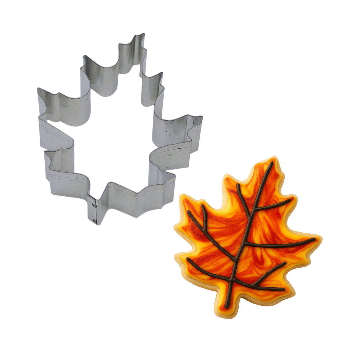 Oak Leaf Cookie Cutter 3.5 in B2026