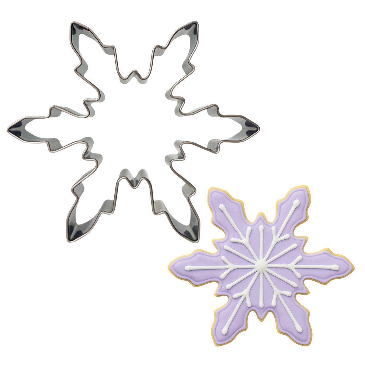 Fancy Snowflake Cookie Cutter 5 in B2029