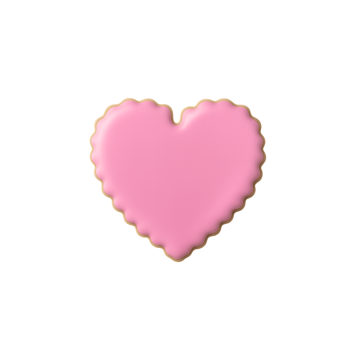 Heart Scalloped Cookie Cutter 2.5 In. B2043