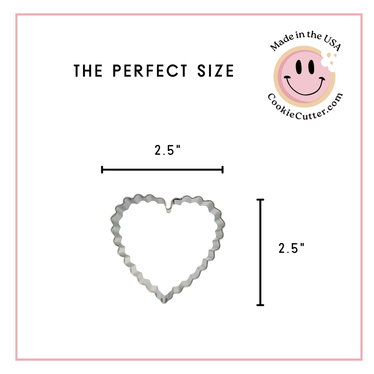 Valentine's Day 5 Piece Cookie Cutter Set HS0614