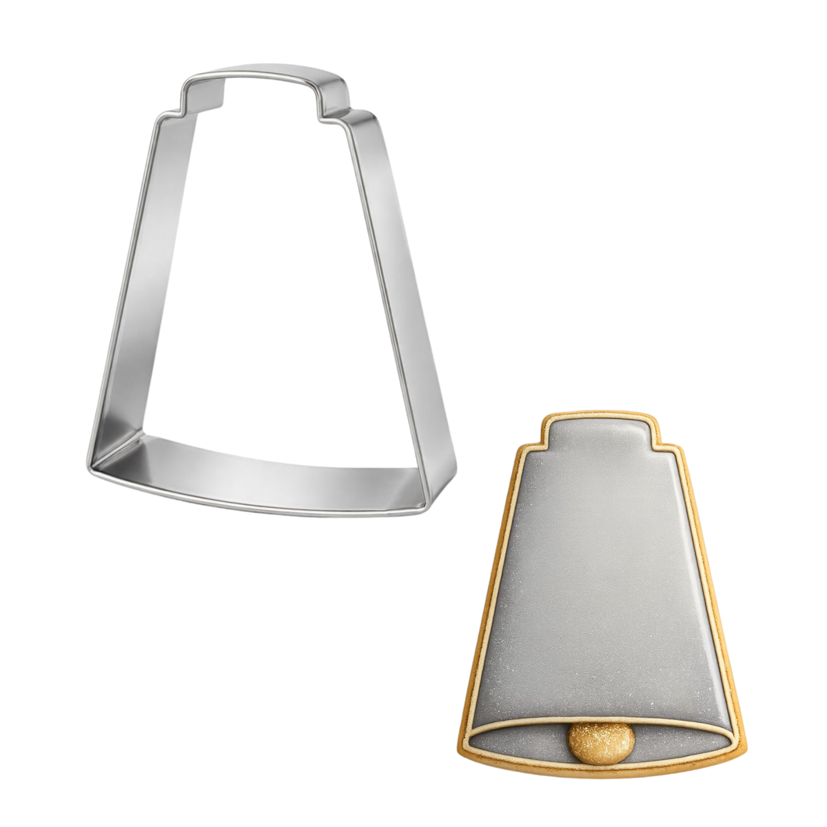 Cowbell Cookie Cutter – 4.25 Inch