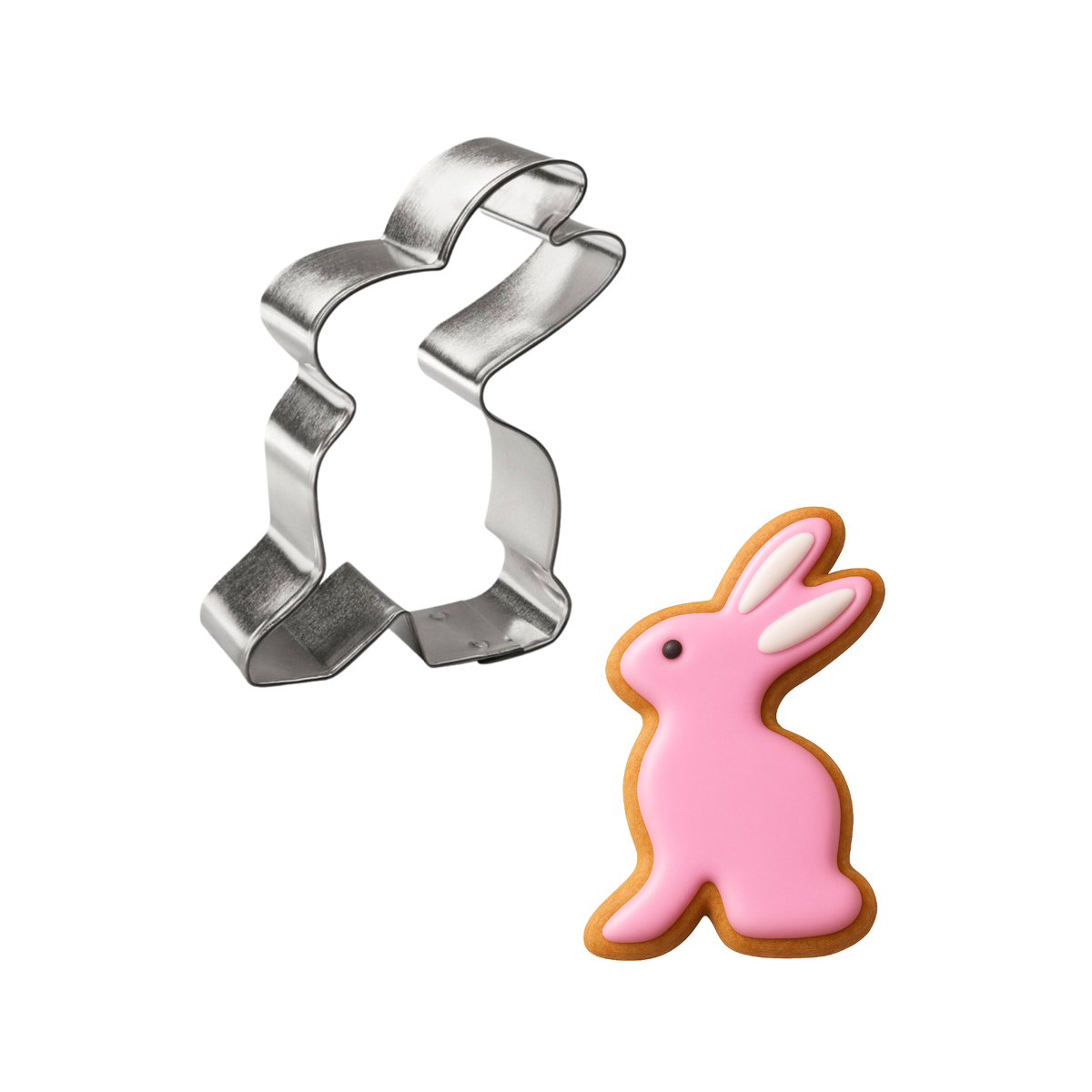 Bunny Rabbit Cookie Cutter 3 in B23