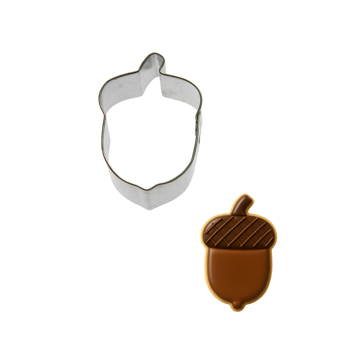 Acorn Cookie Cutter 2.5 in B662