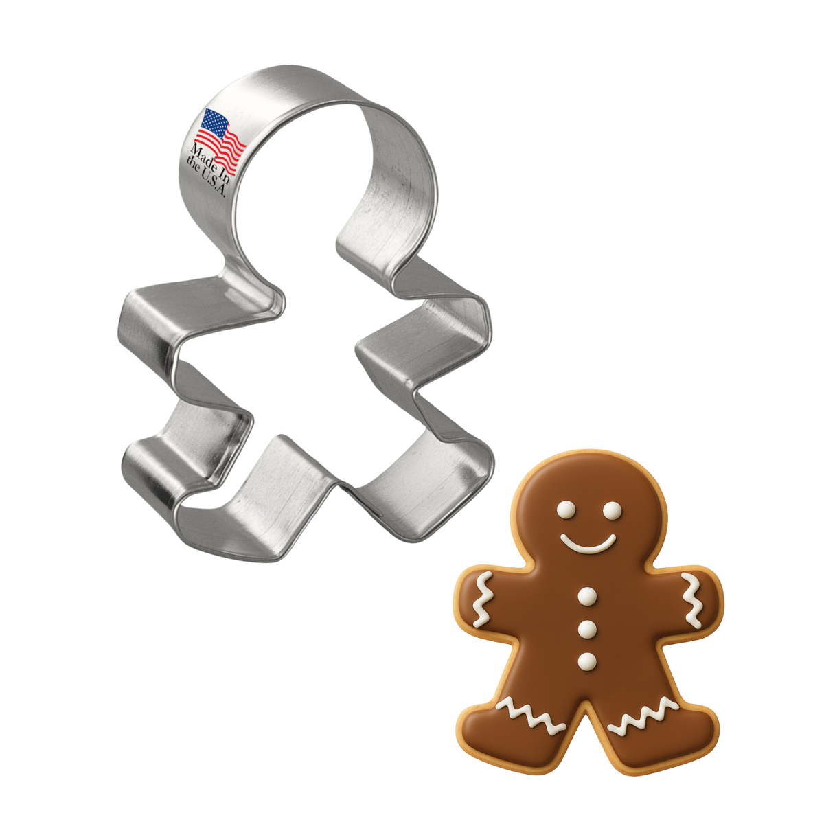 Gingerbread Boy Cookie Cutter 2.75 in