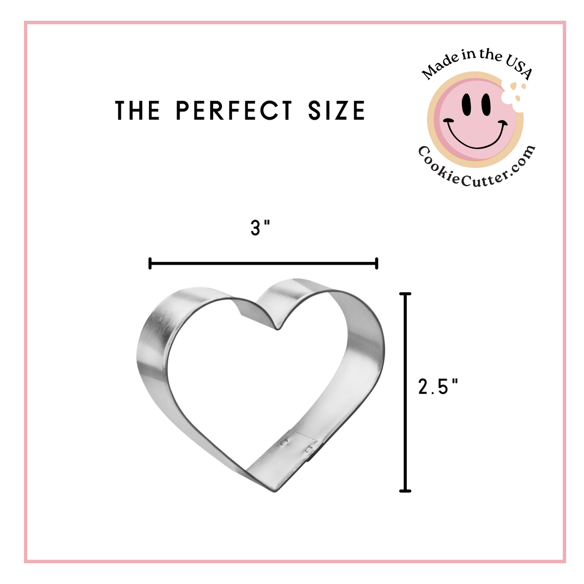 Heart Cookie Cutter 3 in B953F