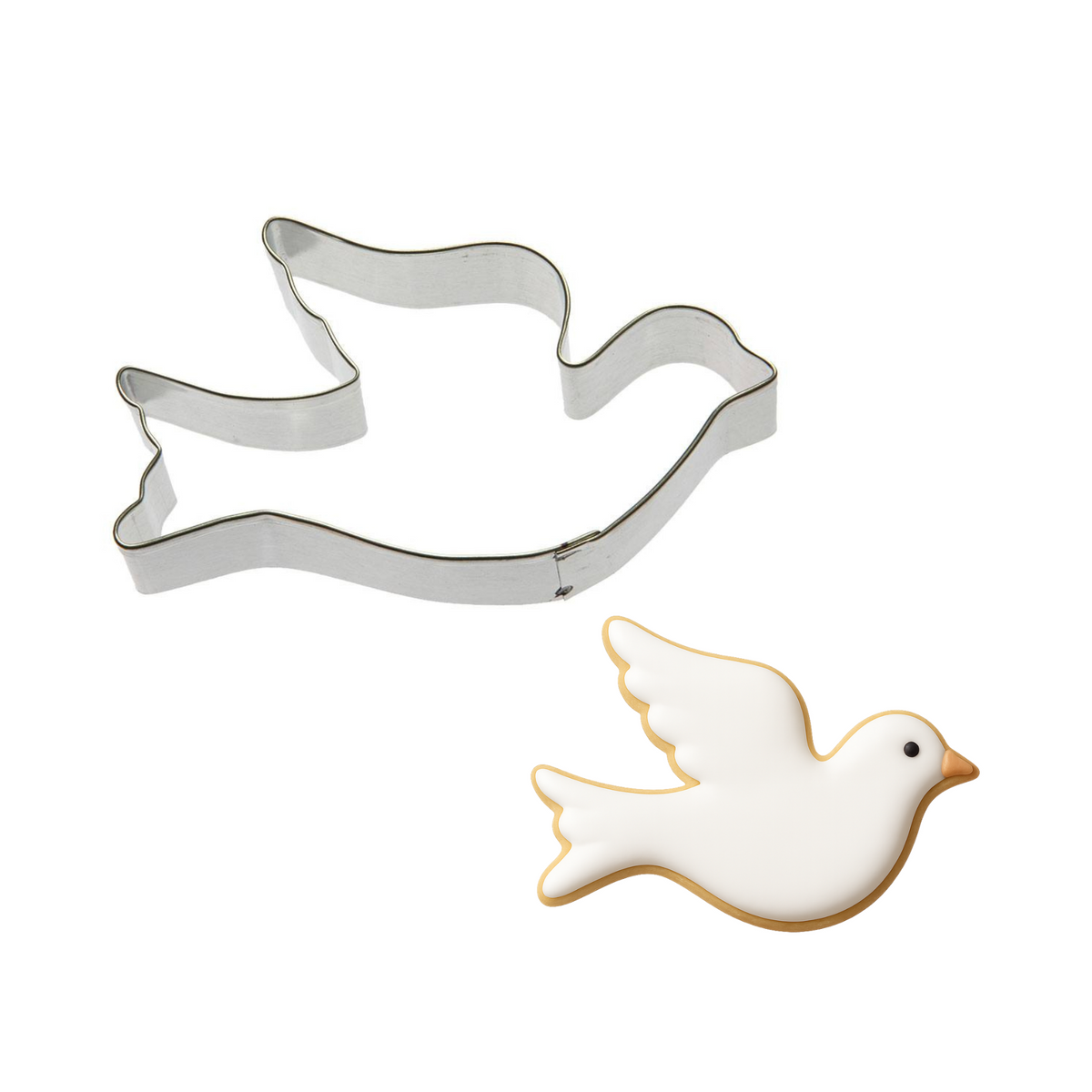Flying Dove Cookie Cutter 4.25 in B984