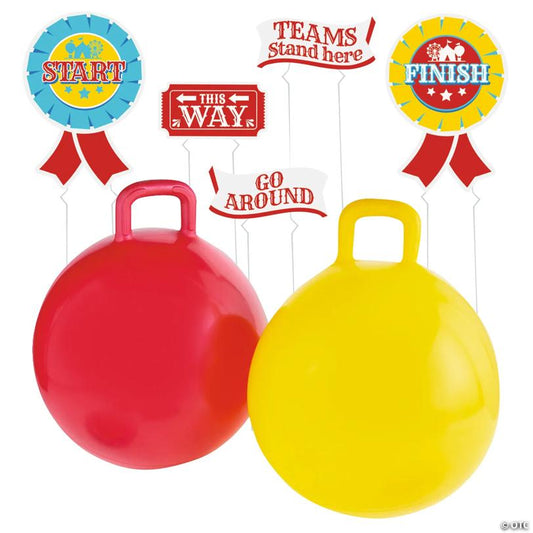 Backyard Carnival Hopper Relay Game