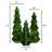Battery-Operated Lighted Christmas Trees (3Ct)