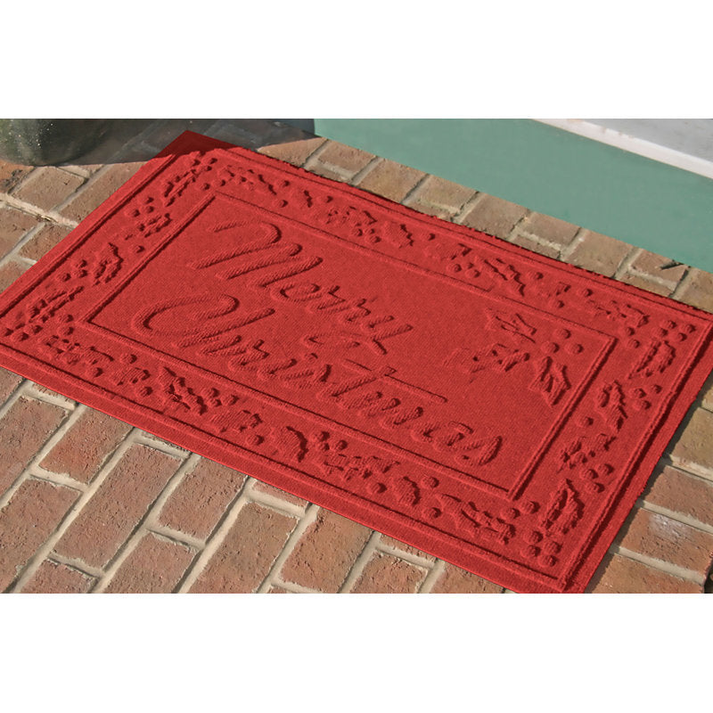 Beaupre Floral Christmas Doormat