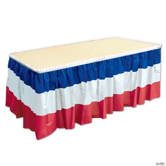 Beistle - Patriotic Table Skirting - 6 Pack