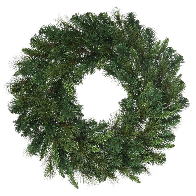Cedar Christmas Wreath as a festive door display