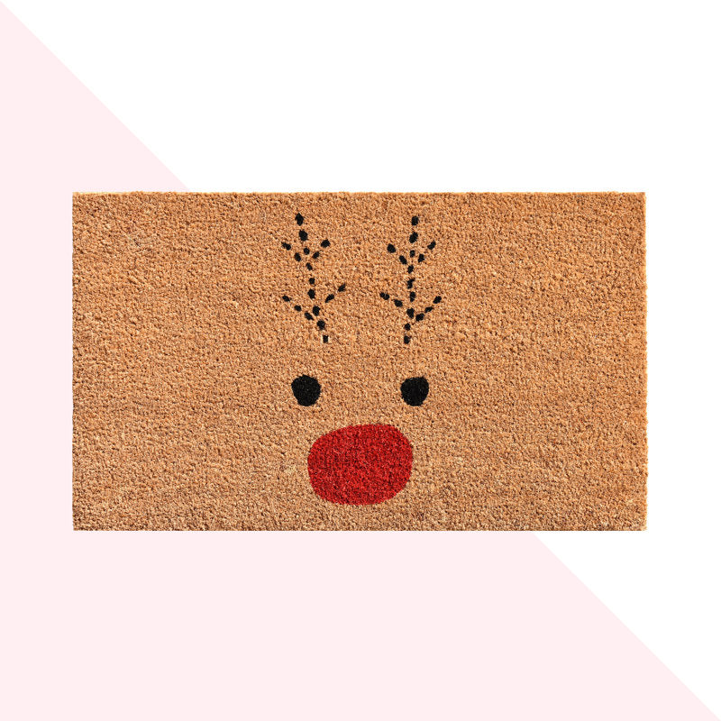 Bertrand Reindeer Non-Slip Coir Doormat