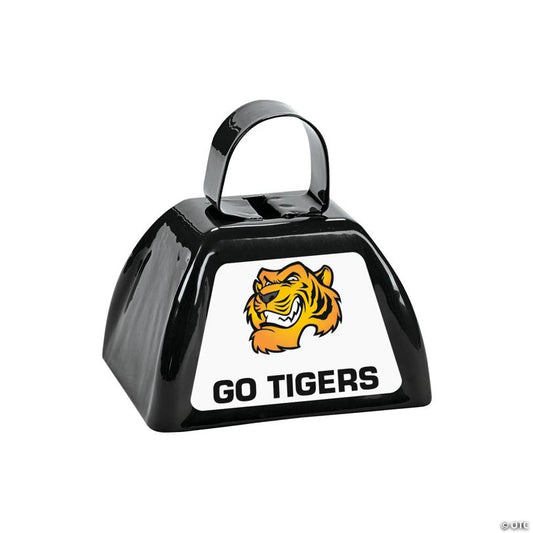 Black Team Spirit Custom Photo Cowbells - 12 Pc. | USA Decoration®