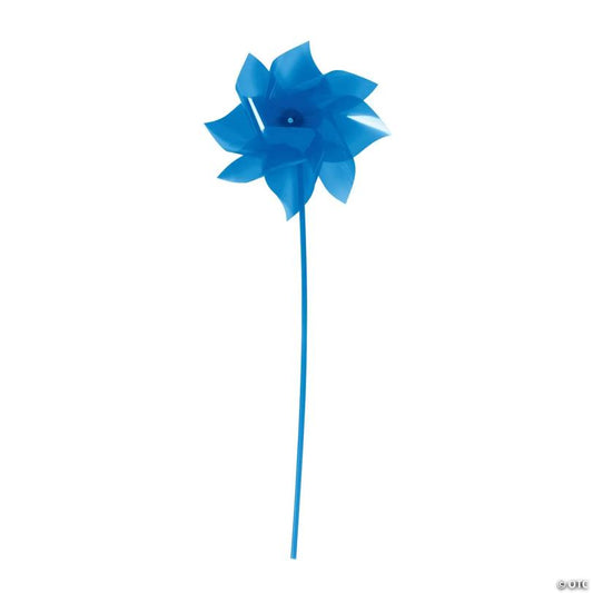 Blue Jumbo Pinwheels - 12 Pc.
