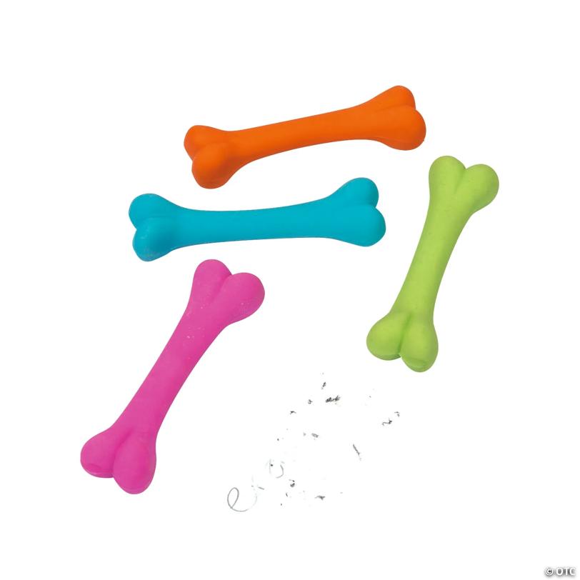 Bone Erasers - 24 Pc.
